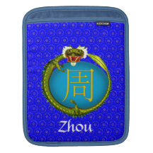 Zhou Monogramdrake Sleeves För iPads