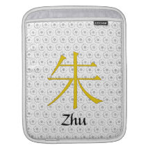 Zhu Monogram iPad Sleeve