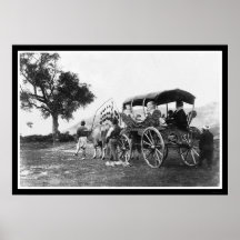 Zigenska kvinnor i en vagn i Turkiet 1895 Print