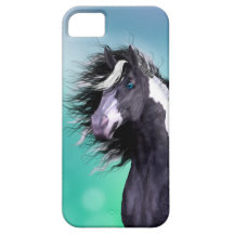 Zigenskt Iphone 5 för Vanner hästhuvud fodral iPhone 5 Cover