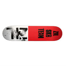 zil som är röd, Zil sk8 lag Skate Board Deck