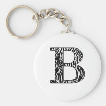 Zilly sebra B Nyckel Ring