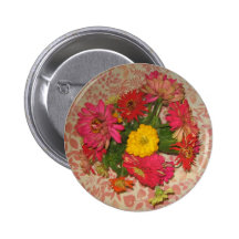 Zinnias Knappar