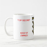 Zippersvartgult förkopprar 40-8 MUSEET Zazzle Kaffe Koppar