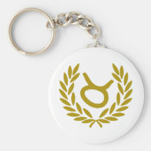 zodiac-Oxen-lagrar Nyckel Ring