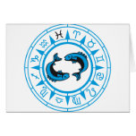 zodiac pisces grußkarten
