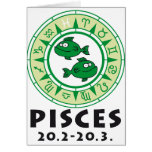 zodiac pisces karte