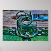 Zodiacspringbrunn Affisch