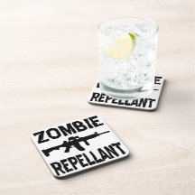 Zombie Repellant Drink Coasters