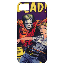 Zombie - vintagefasatecknad iPhone 5 Case-Mate fodraler