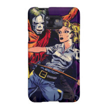 Zombie - vintagefasatecknad galaxy s2 fodral