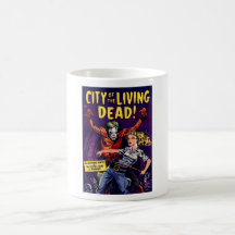 Zombie - vintagefasatecknad kaffe mugg