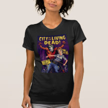 Zombie - vintagefasatecknad tee
