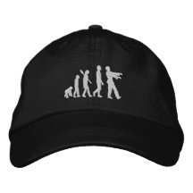 Zombieevolution Broderade Baseball Kepsar