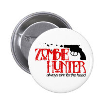 Zombiejägare Knapp Med Nål