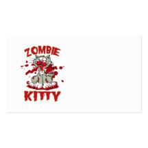 Zombiekattunge Visit Kort