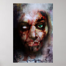 Zombiekonsttryck Posters