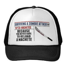 ZOMBIEMACHETEHATT TRUCKER KEPS