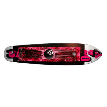 Zombien ZO stiger ombord vid brännskadaPinstriping Anpassningsbara Skateboard