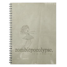 Zombiepocolypse; den kommer spiral anteckningsböcker