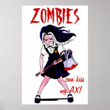 Zombies kan kyssa min AXaffisch