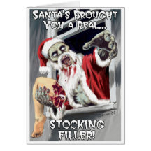 ZombieSanta julkort