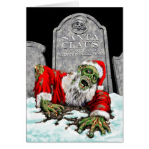 ZombieSanta julkort (den tomma insidan)