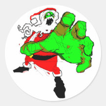 ZombieSanta klistermärke