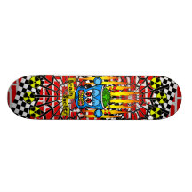 Zombieskateboard på spindelnät