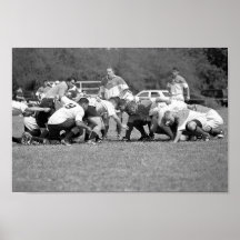 Zoomie RugbyScrum Affischer