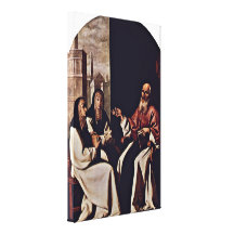 Zurbaran de Francisco - Saints Sträckta Kanvas Tryck