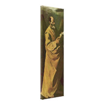 Zurbaran de Francisco - St Andrew Sträckt Kanvastryck
