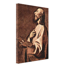 Zurbaran de Francisco - St Luke som en målare Canvasdukar Med Gallerikvalitet