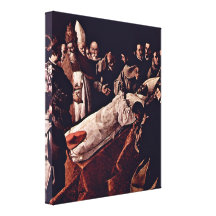 Zurbaran de Francisco - StBonaventure Sträckt Canvastryck