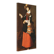Zurbaran de Francisco - StMargaret Kanvasduk Med Gallerikvalitet