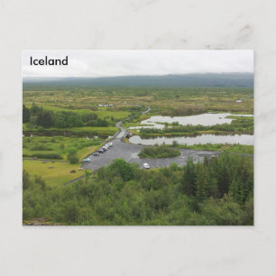 Þingvellir National Park, Islandet - Unesco Vykort