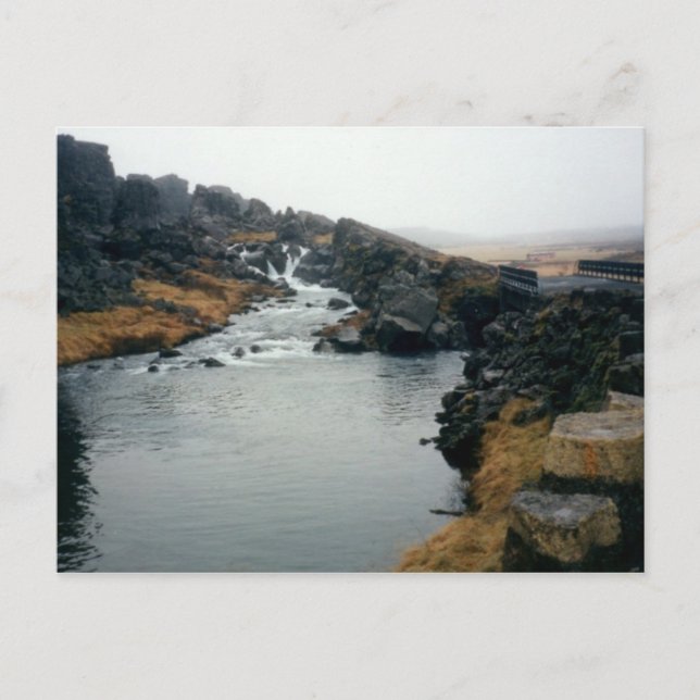 þingvellir UNESCO-anläggning, Island Vykort (Framsida)