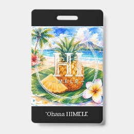 ʻOhana HIMELE Namnskylt Pineapple