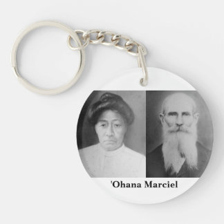 ʻOhanaen Marciel cirklar (tvåsidiga) Keychain