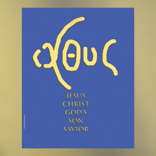 Ι Θ Υ (ICHTHYS) POSTER