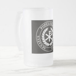Χ Ρ+SPQR Poculum Frostat Ölglas