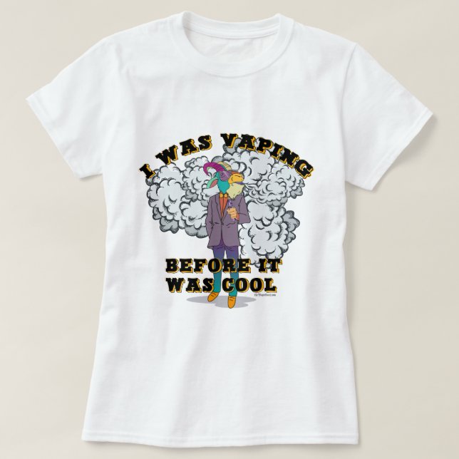 Ω VAPE Shirt | Avbrott innan Coolan VapeGoat™ T-shirt (Design framsida)
