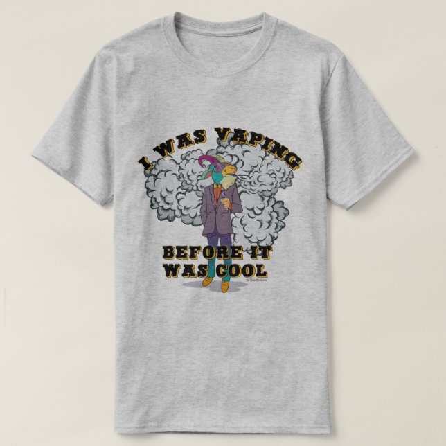 Ω VAPE Shirt | Avbrott innan Coolan VapeGoat™ Tröja (Design framsida)