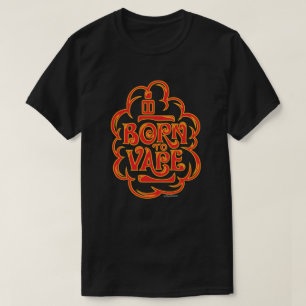 Ω VAPE Shirt   Born till Vape Red MÖRK VapeGoat™ Tee