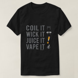 Ω VAPE Shirt | Coil Wick Juice Vape | VapeGoat™ Tee Shirt
