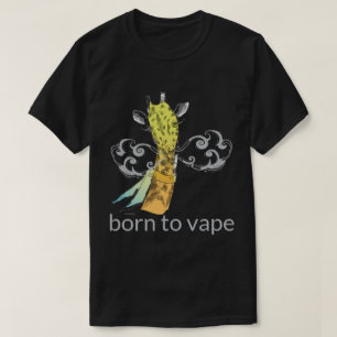Ω VAPE Shirt Född i Vape Giraffe DK VapeGoat™ T-shirt