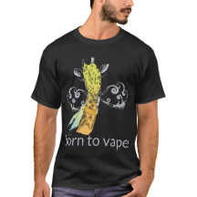 Ω VAPE Shirt | Född i Vape Giraffe DK VapeGoat™
