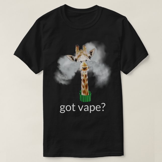 Ω VAPE Shirt | Har Vape Giraffe DK VapeGoat™ Tee (Design framsida)