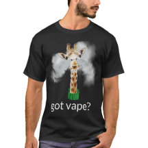 Ω VAPE Shirt | Har Vape Giraffe DK VapeGoat™