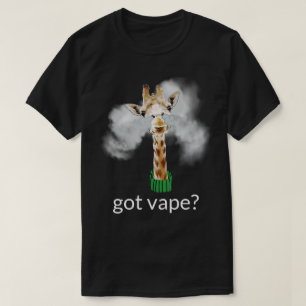Ω VAPE Shirt   Har Vape Giraffe DK VapeGoat™ Tee Shirt